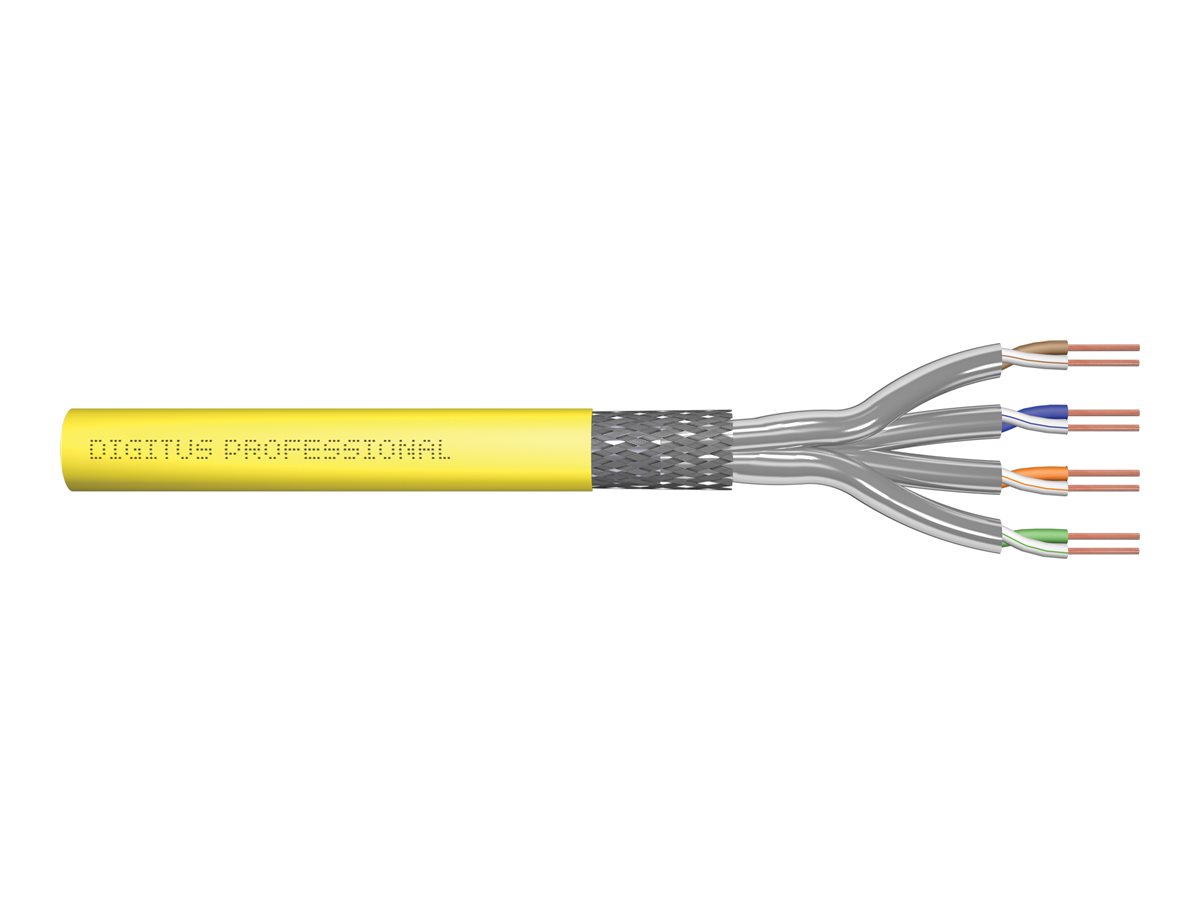 DIGITUS CAT 7A S/FTP Datenkabel - Verlegekabel, 1000 m, Simplex, Cca, GHMT PVP zertifiziert