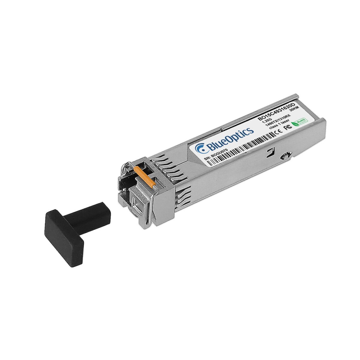 BlueOptics SFP-BXD43-20KM-SS-BO red modulo transceptor Fibra ptica 1250 Mbit/s