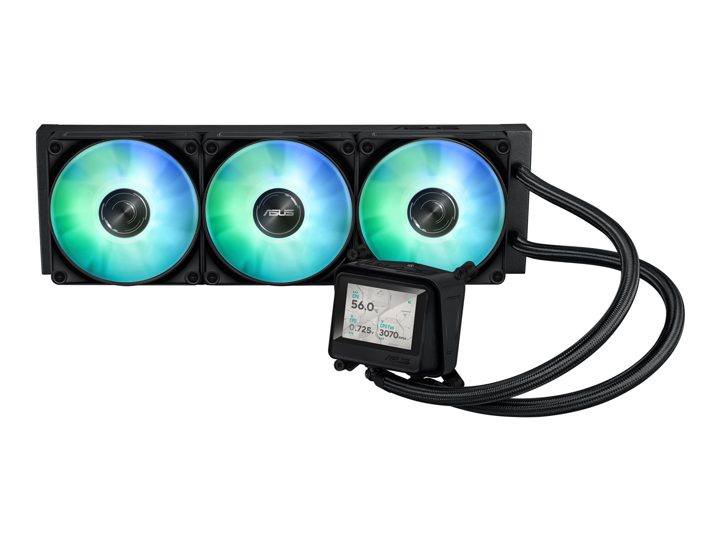 ASUS MAX GAMING LC 360 ARGB LCD Procesador Sistema de refrigeraci�n l�quida todo en uno 12 cm Negro