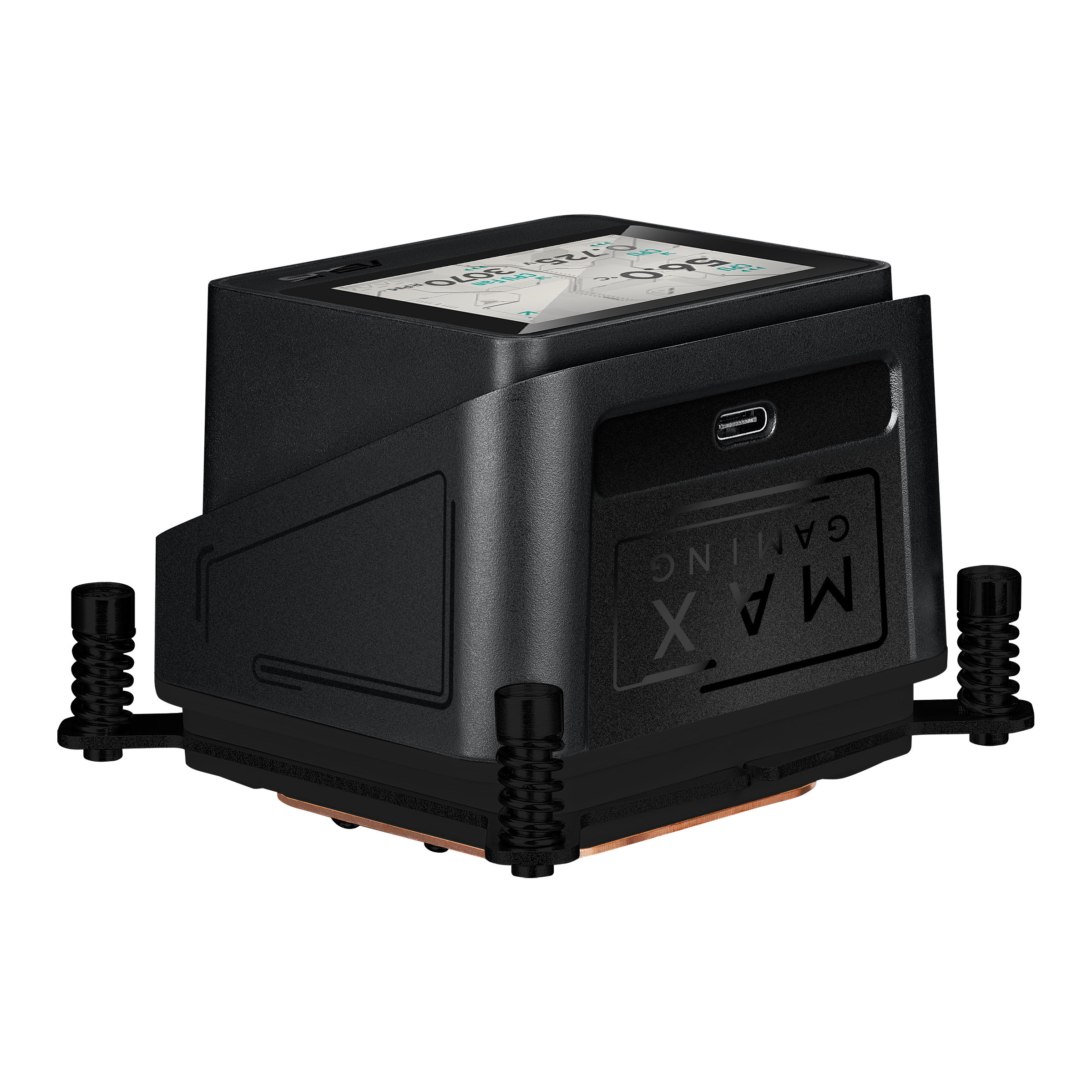 ASUS MAX Gaming LC 360 ARGB LCD - Prozessor-Fl�ssigkeitsk�hlsystem - K�hlergr��e: 360 mm - (f�r: AM4, AM5, LGA1851, LGA1700)