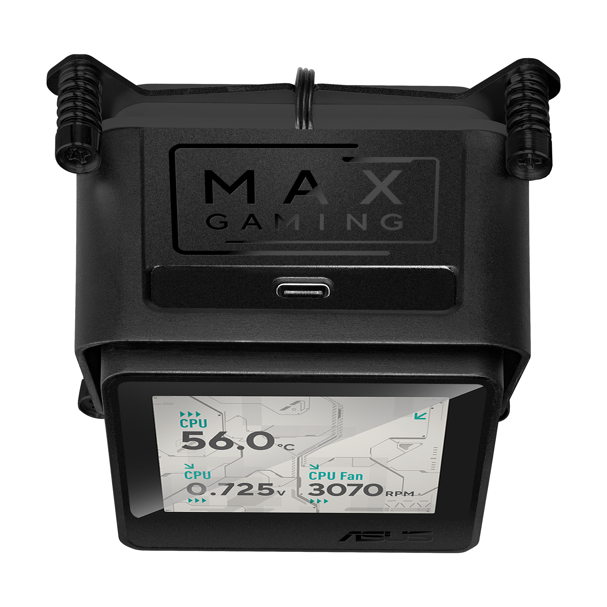 ASUS MAX Gaming LC 360 ARGB LCD - Prozessor-Fl�ssigkeitsk�hlsystem - K�hlergr��e: 360 mm - (f�r: AM4, AM5, LGA1851, LGA1700)