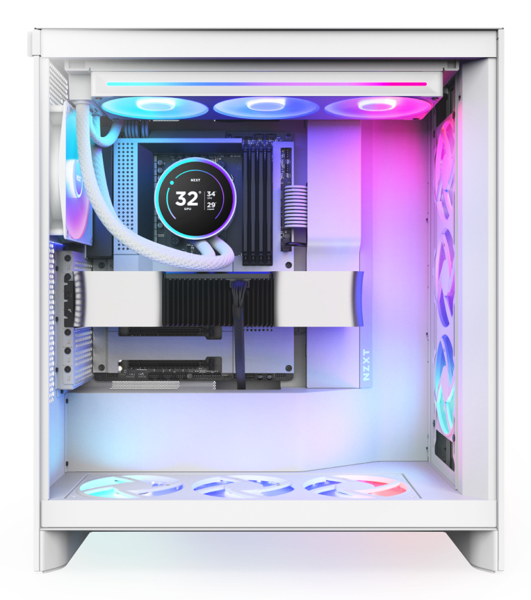 NZXT Kraken Elite 360 RGB Processeur Refroidisseur de liquide tout-en-un 12 cm Blanc 1 pi�ce(s)