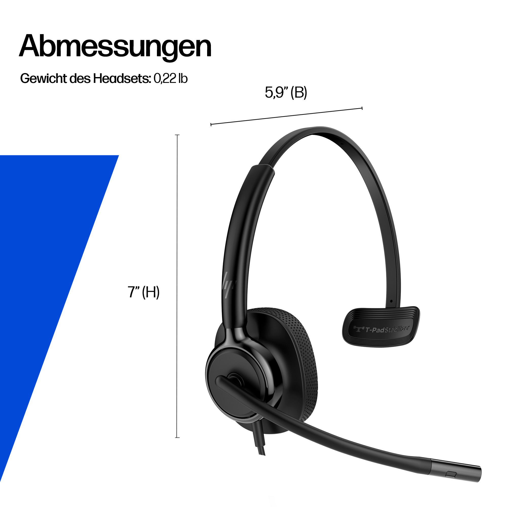 Poly HP Poly Mission 425 - Mission 400 Series - Headset