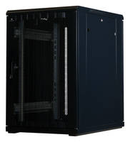 Rockstable 18 HE 19 Serverschrank mit Gitternetzt�r - Freistehendes Gestell - 18U - 800 kg - Sperrschloss - Ablageschienen - Verstellbare F��e