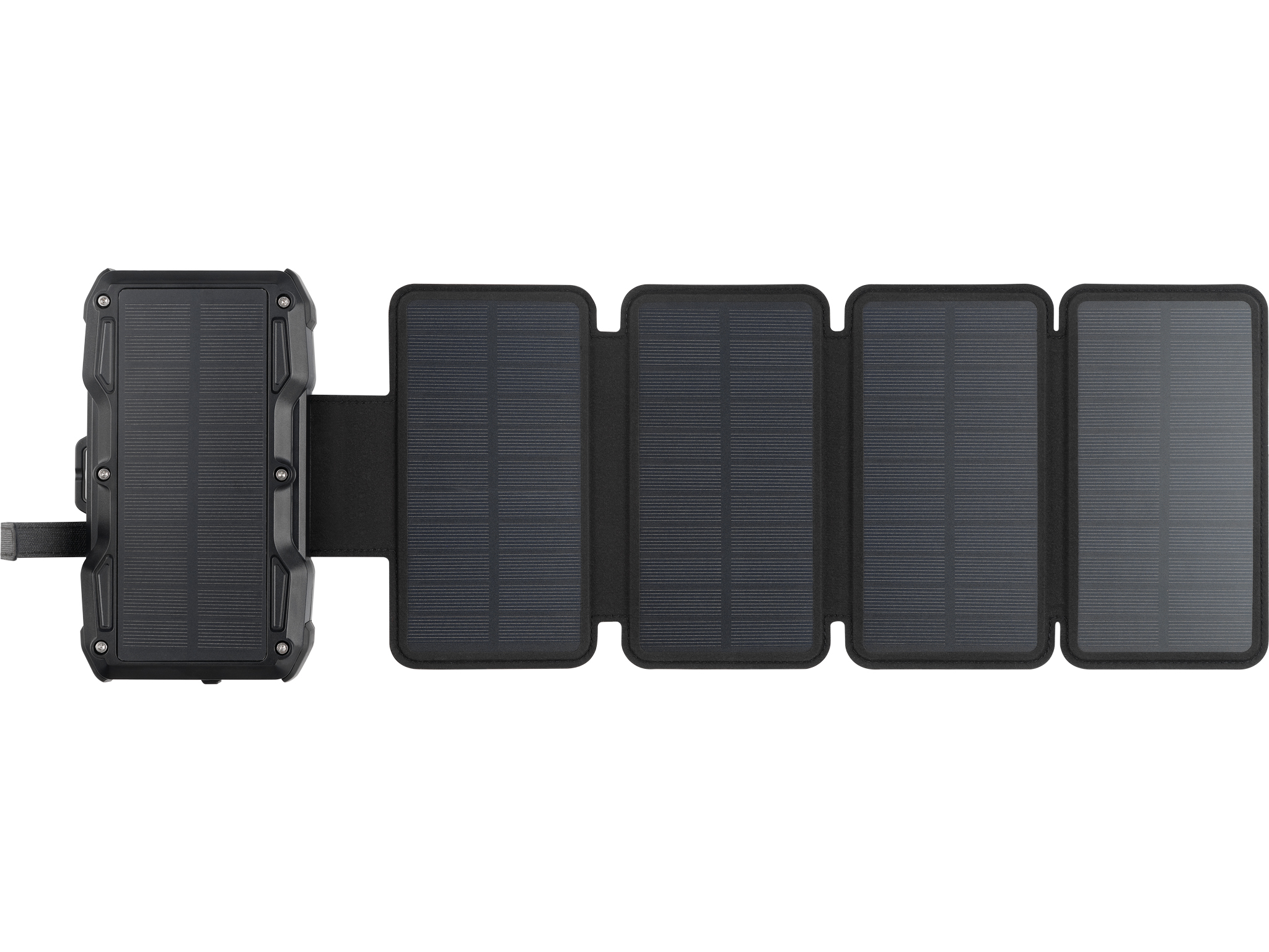 SANDBERG Solar PowerBank - Kabelloses Ladepad / Solar-Powerbank - 5-Panel - 27000 mAh - 99.9 Wh - 22.5 Watt - 1.67 A - PD/PPS 3.3 - 2 Ausgabeanschlussstellen (USB, 24 pin USB-C)