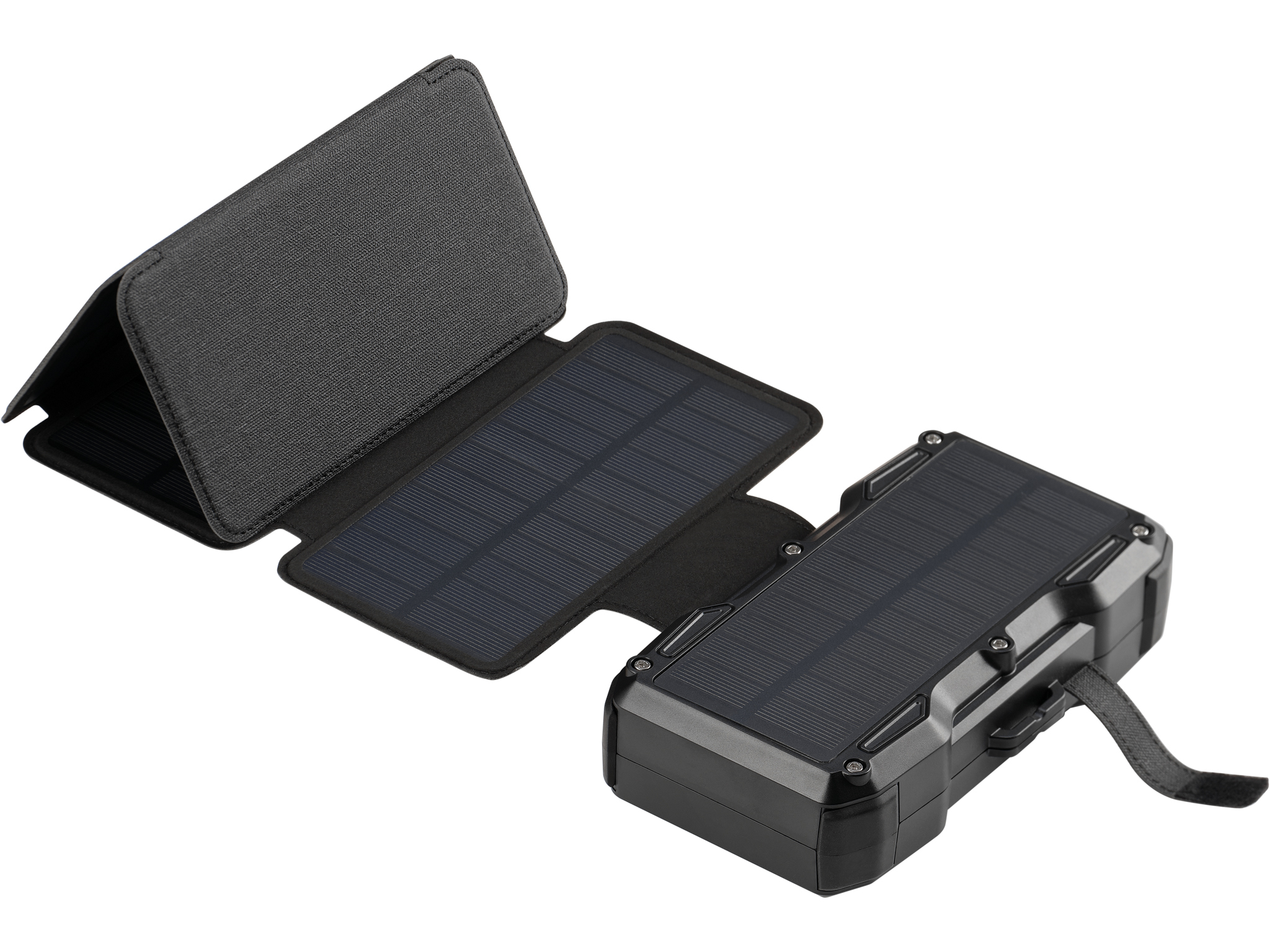 SANDBERG Solar PowerBank - Kabelloses Ladepad / Solar-Powerbank - 5-Panel - 27000 mAh - 99.9 Wh - 22.5 Watt - 1.67 A - PD/PPS 3.3 - 2 Ausgabeanschlussstellen (USB, 24 pin USB-C)