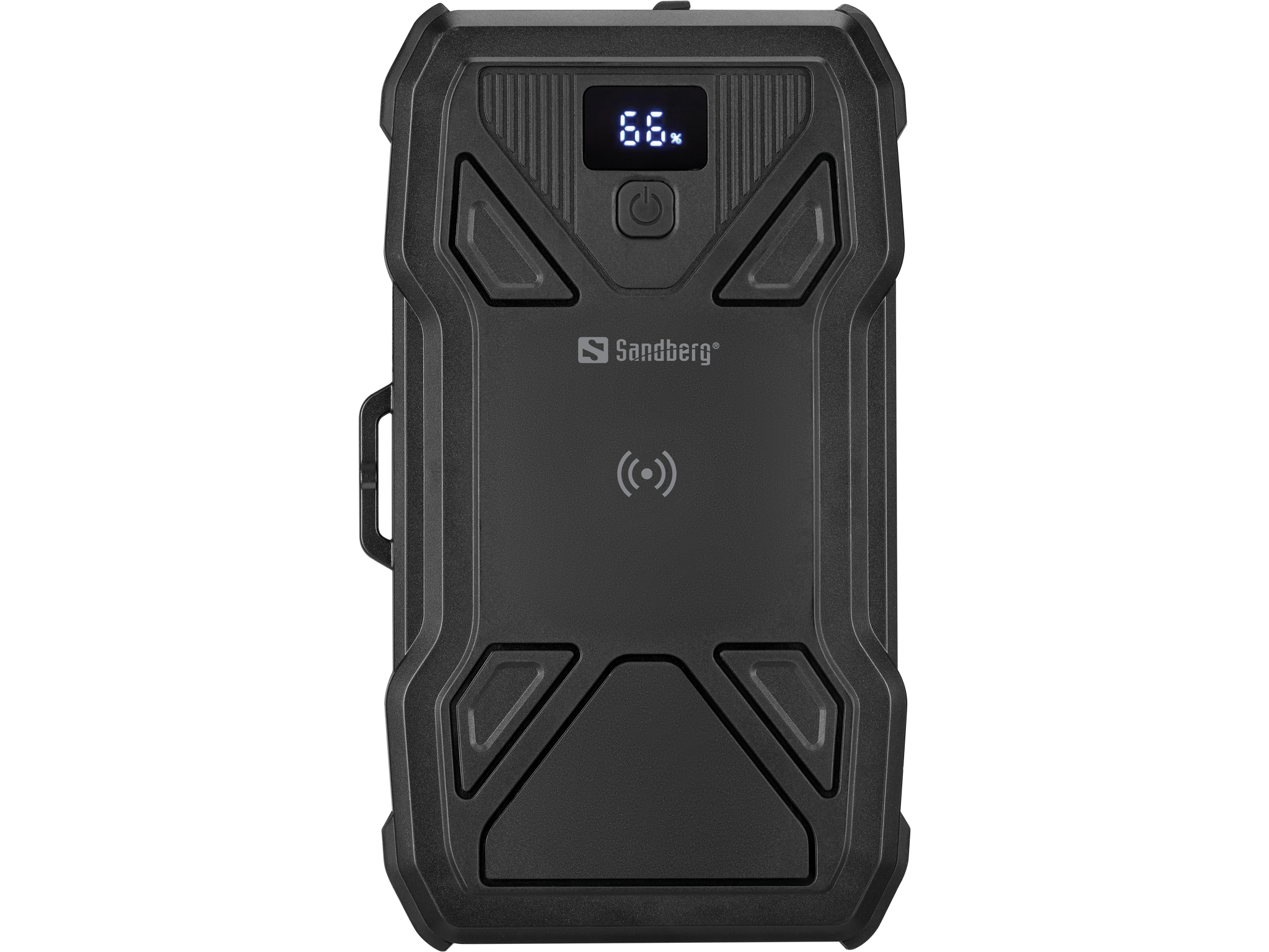 SANDBERG Solar PowerBank - Kabelloses Ladepad / Solar-Powerbank - 5-Panel - 27000 mAh - 99.9 Wh - 22.5 Watt - 1.67 A - PD/PPS 3.3 - 2 Ausgabeanschlussstellen (USB, 24 pin USB-C)