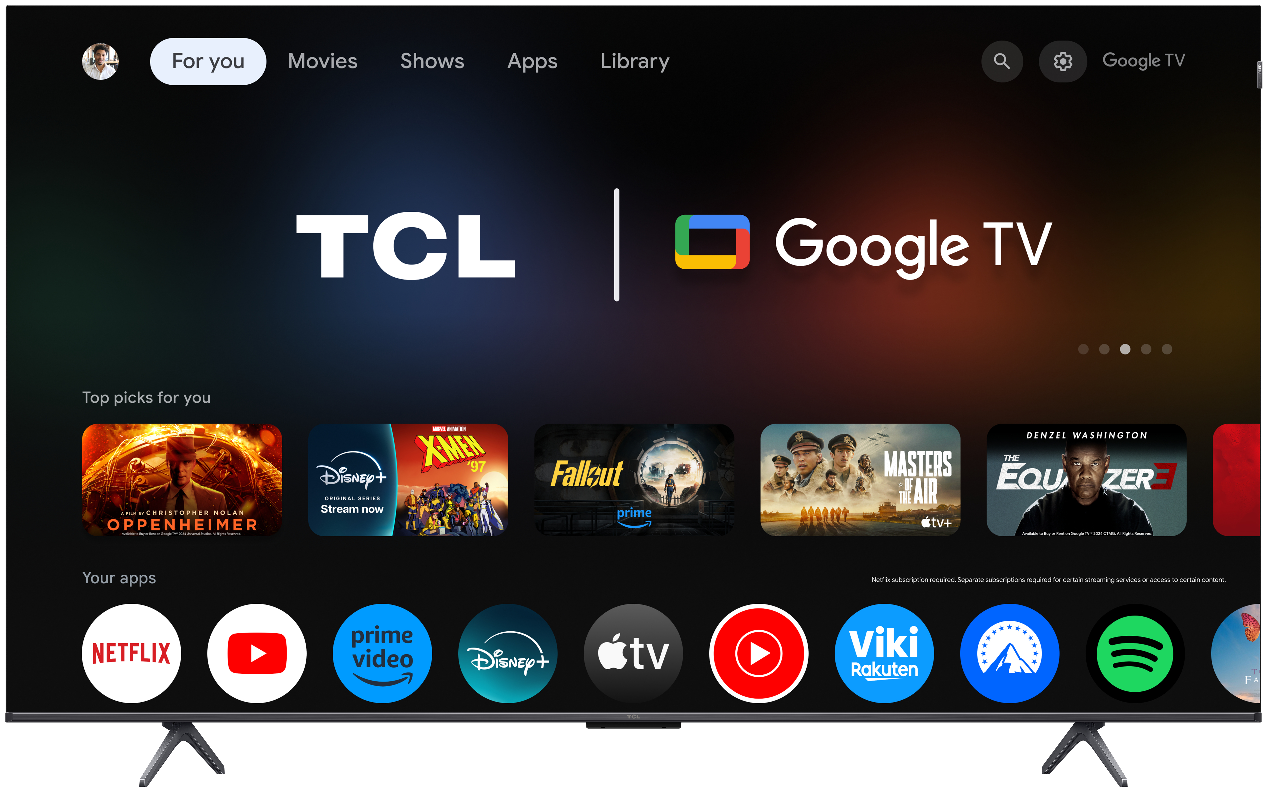 TCL P8L 65P8L TV 65 4K Ultra HD Smart Wi-Fi Black 450 cd/m2 - Flachbildschirm (TFT/LCD) - 165,1 cm
