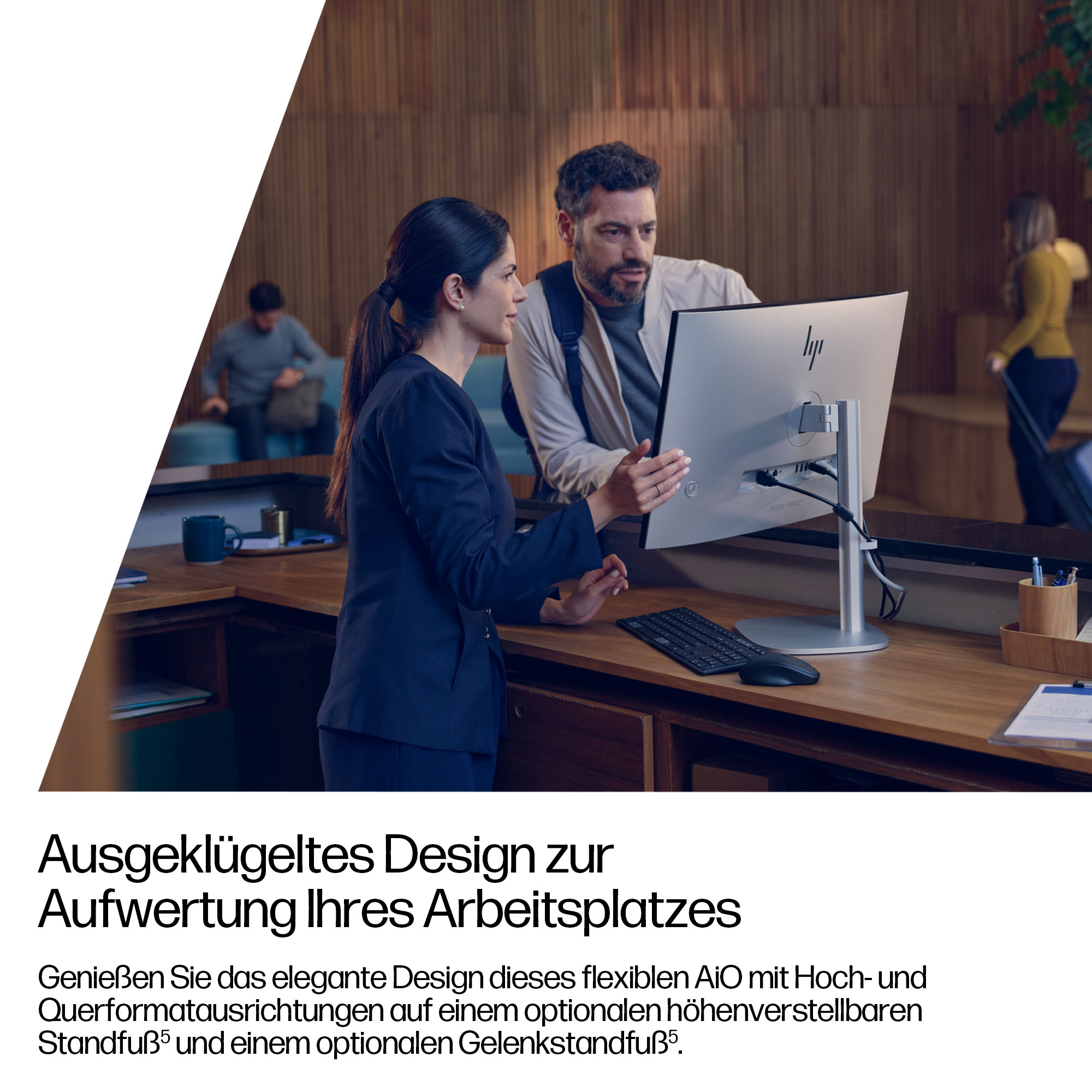 HP EliteStudio 8 G1i AI - All-in-One (Komplettlsung) - Core Ultra 5 245 / 3.5 GHz - RAM 16 GB - SSD 512 GB - NVMe - Intel Graphics - 1GbE, Wi-Fi 6E, Bluetooth 5.3 - WLAN: 802.11a/b/g/n/ac/ax (Wi-Fi 6E)