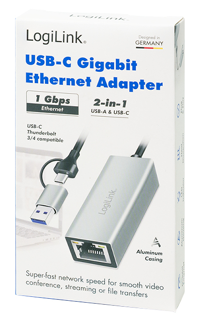 LogiLink Netzwerkadapter - USB - Gigabit Ethernet