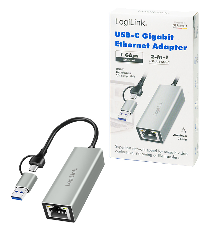 LogiLink Netzwerkadapter - USB - Gigabit Ethernet