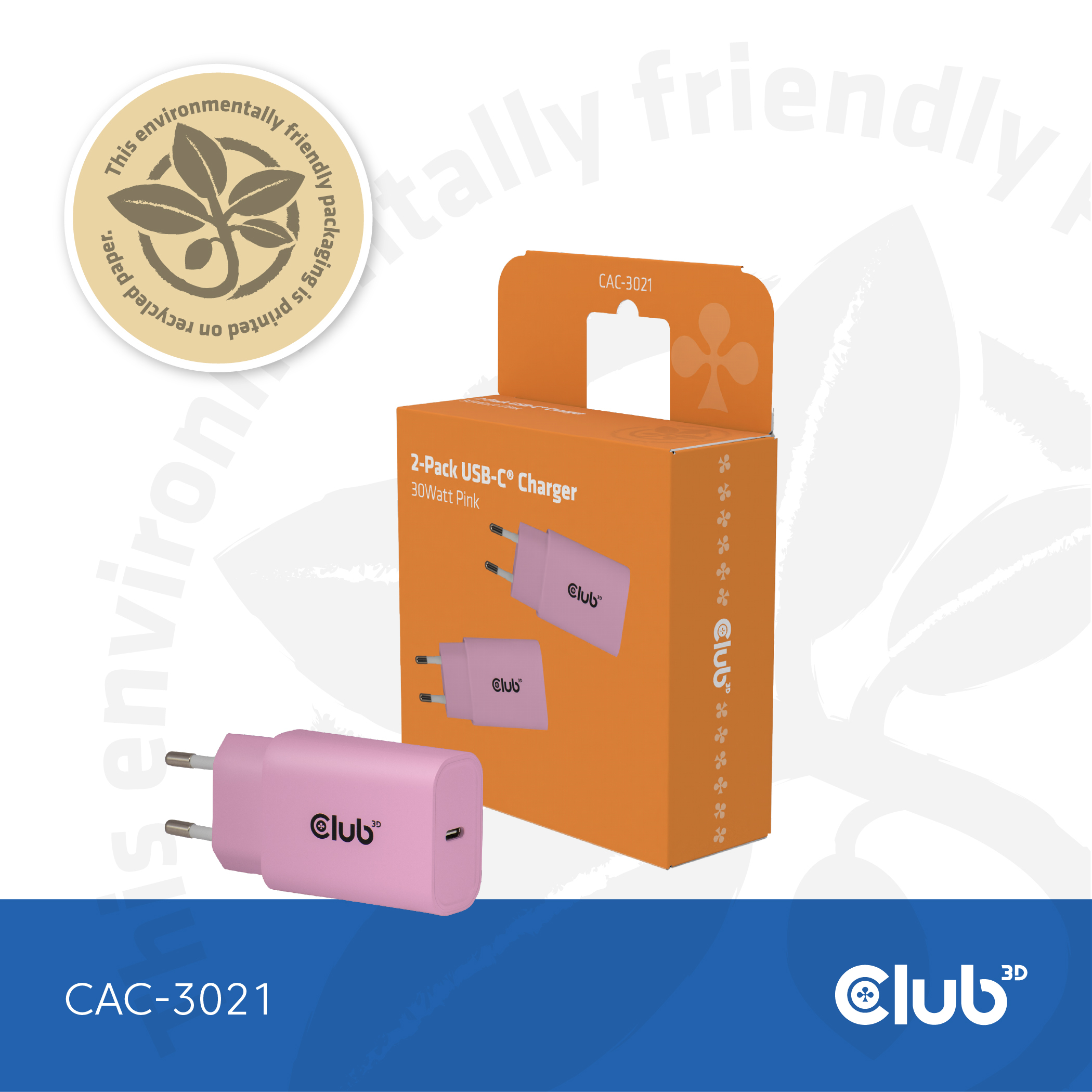 CLUB3D CAC-3021 power supply unit 30 W