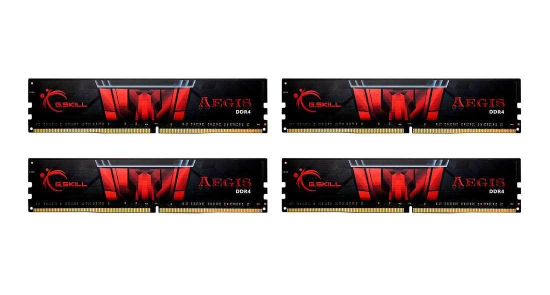 G.Skill Aegis F4-3200C16Q-32GIS memoria 32 GB 4 x 8 GB DDR4 3200 MHz