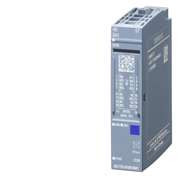 Siemens SIEM 6ES7135-6FB00-0BA1 SIMATIC ET 200SP analoges Ausgangsmodul