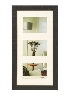 Walther Design HO338B cornice per quadro Nero Cornice per foto multipla