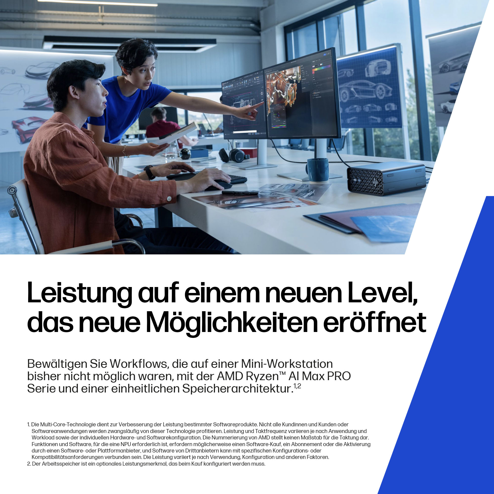 HP Workstation Z2 G1a - Mini - 4U - 1 x Ryzen AI Max+ Pro 395 / 3 GHz