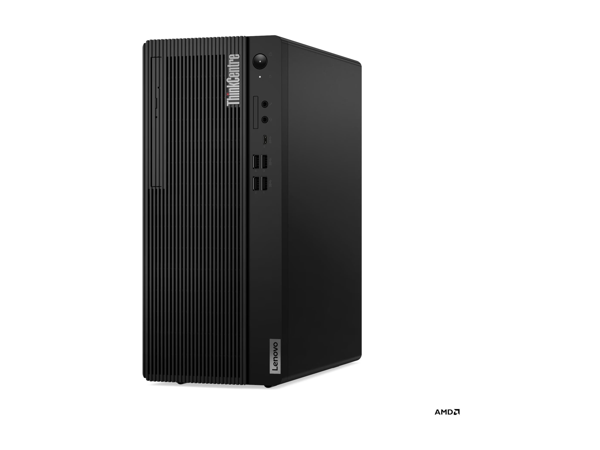 Lenovo ThinkCentre M75t Gen 5 12XB - Tower - Ryzen 5 8500G / 3.5 GHz - RAM 16 GB - SSD 512 GB - TCG Opal Encryption 2, NVMe - Radeon 740M - 1GbE, Wi-Fi 6E, Bluetooth 5.3 - WLAN: 802.11a/b/g/n/ac/ax (Wi-Fi 6E)