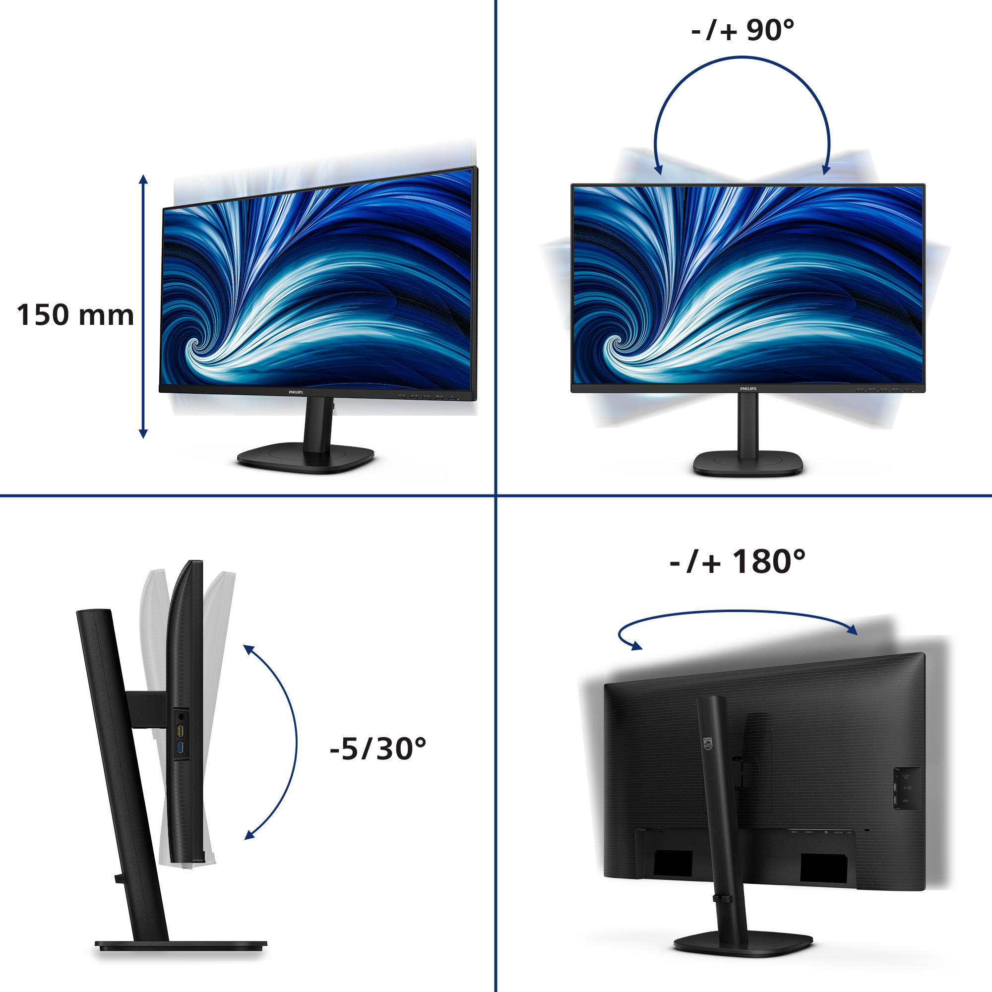Philips 27B2N3500J - 3000 Series - LED-Monitor - 68.6 cm (27)