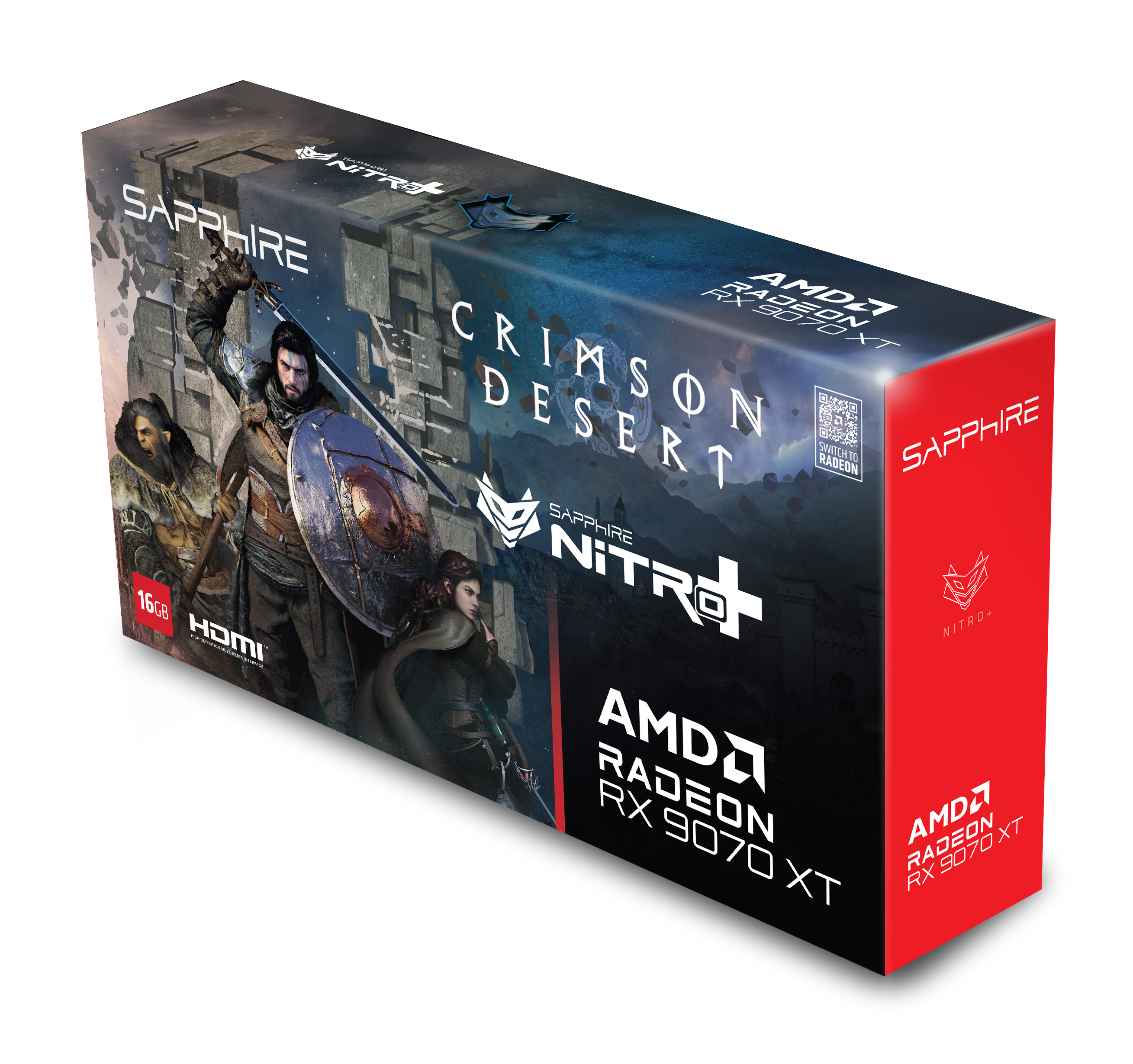 Sapphire NITRO+ AMD Radeon RX 9070 XT OC Crimson Desert Edition 16 GB GDDR6