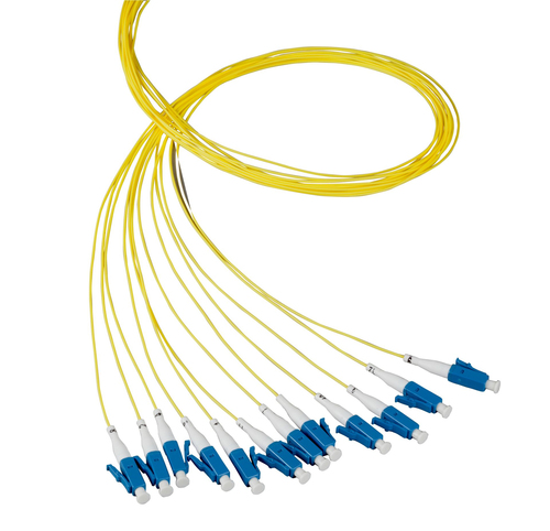 EFB Elektronik Faserpigtail LC 9/125 OS2, gelb, 2m