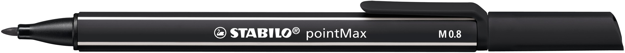 STABILO pointMax rotulador de punta fina Medio Negro, Azul, Marr�n, Verde, Azul claro, Verde claro, Naranja, Rosa, P�rpura, Rojo, Amarillo 12 pieza(s)