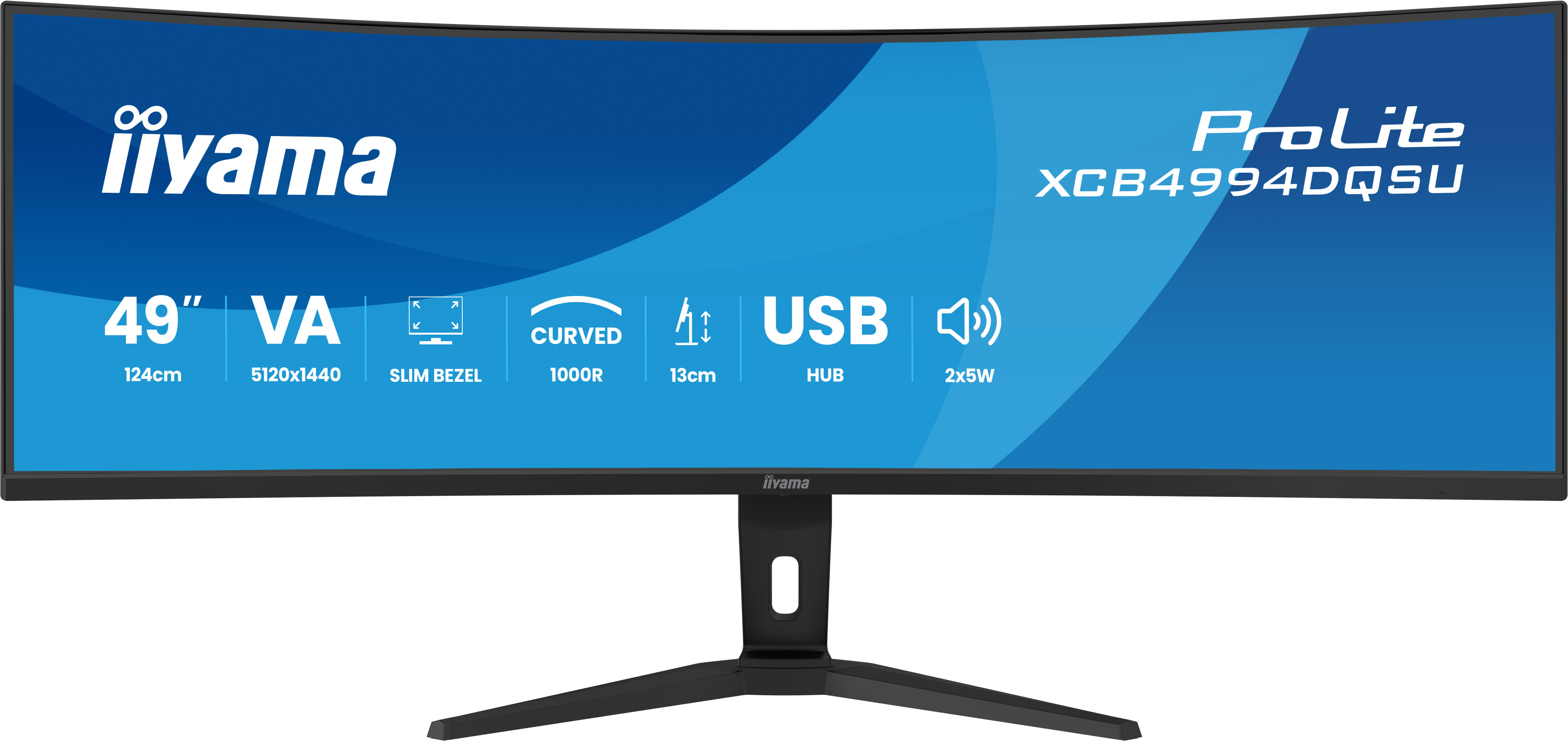 Iiyama XCB4994DQSU-B1 49 IN Business D - Flachbildschirm (TFT/LCD) - 124,5 cm