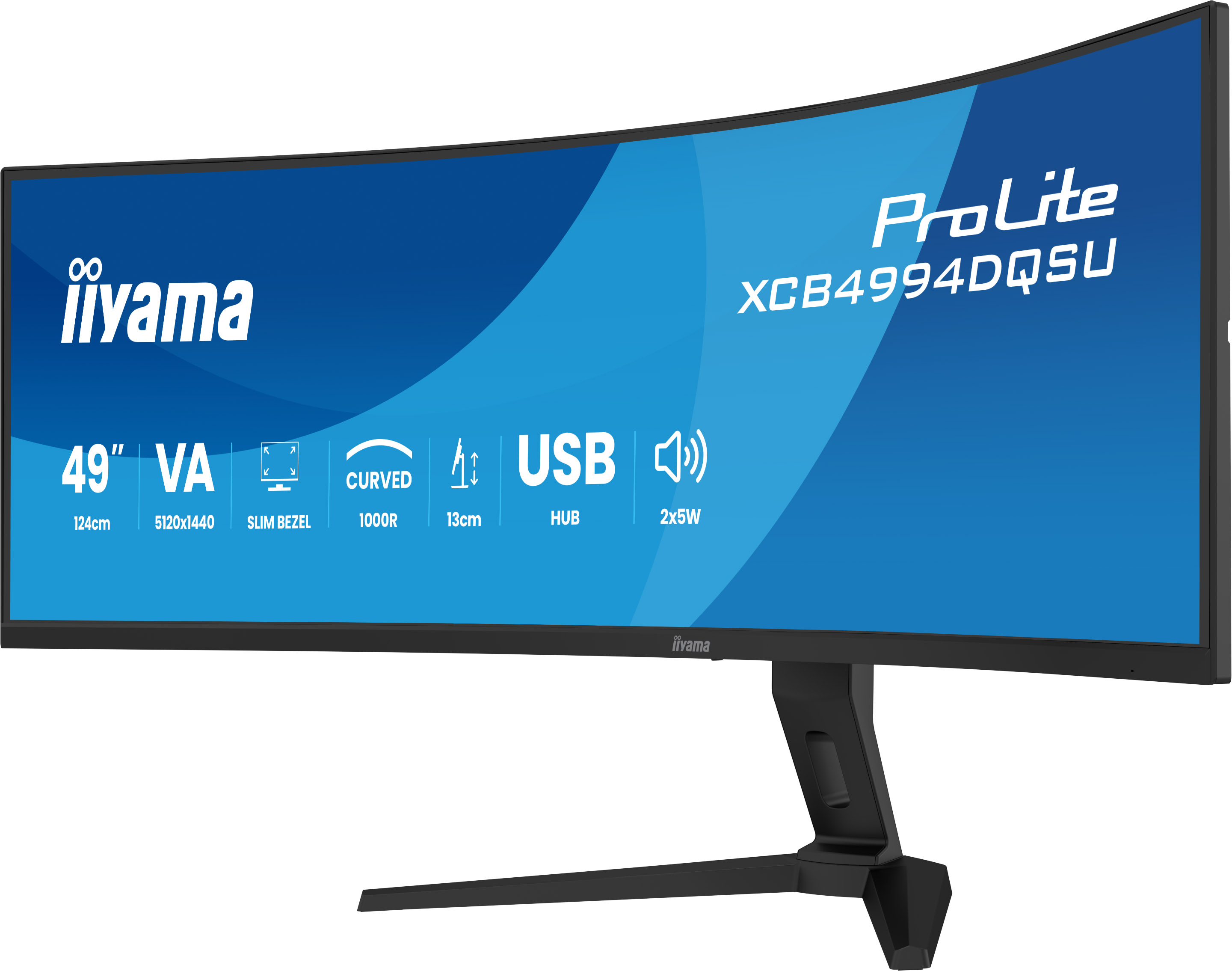 Iiyama ProLite XCB4994DQSU-B1 49 - Flachbildschirm (TFT/LCD) - 124,5 cm