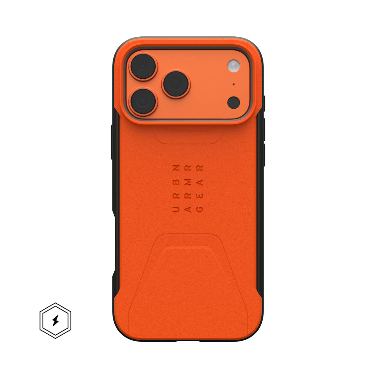 Urban Armor Gear Civilian custodia per cellulare 17,5 cm (6.9) Cover Arancione