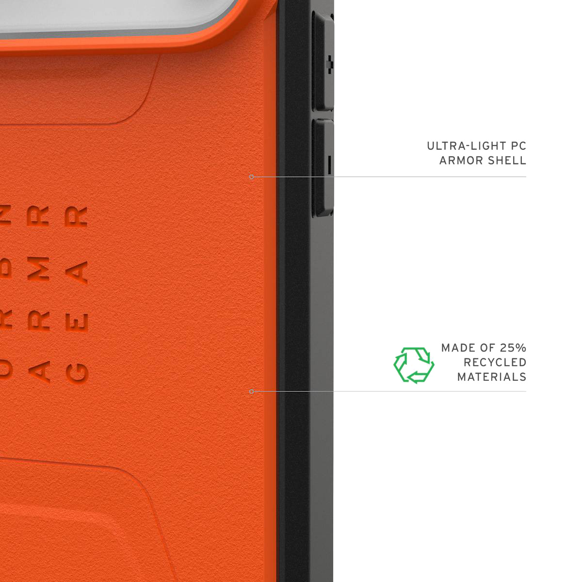 Urban Armor Gear UAG Civilian MagSafe Case - Apple iPhone 17 Pro Max - orange