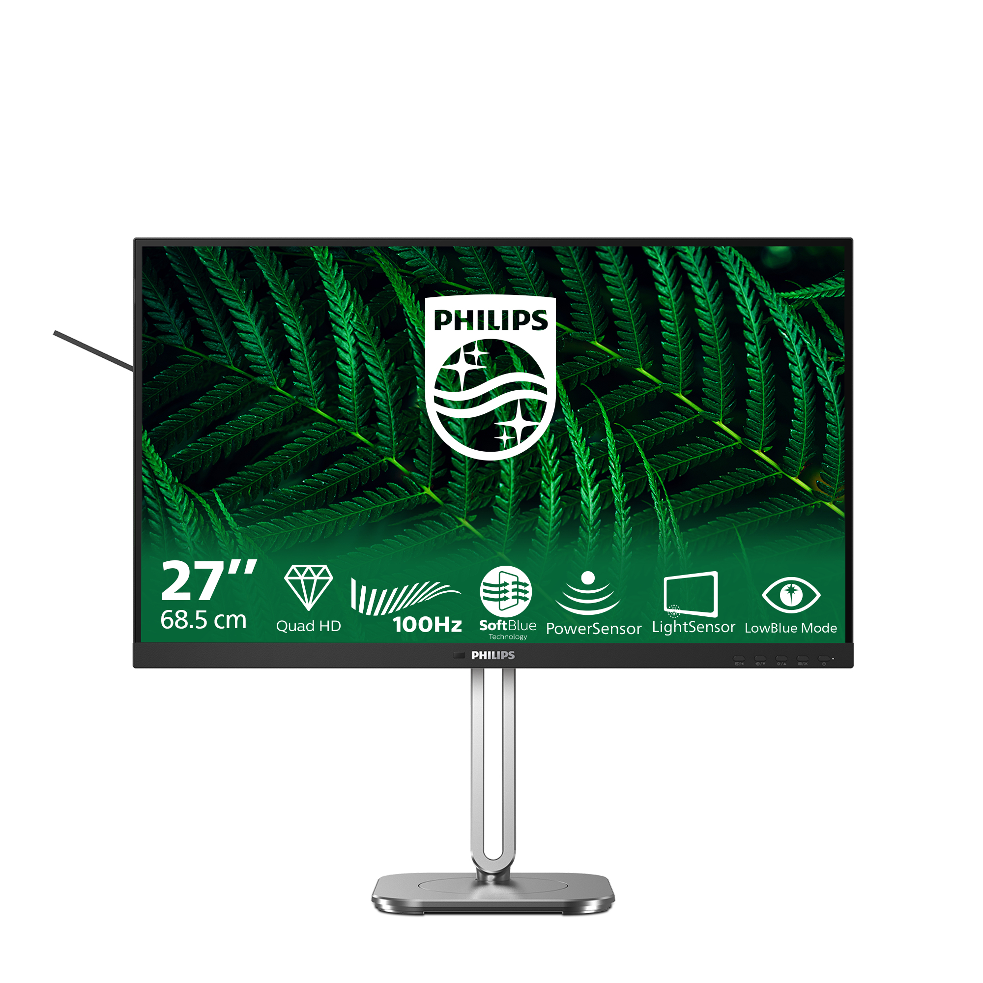 Philips 5000 series 27B2G5500/00 computer monitor 68.6 cm (27) 2560 x 1440 pixels Quad HD LCD Anthracite