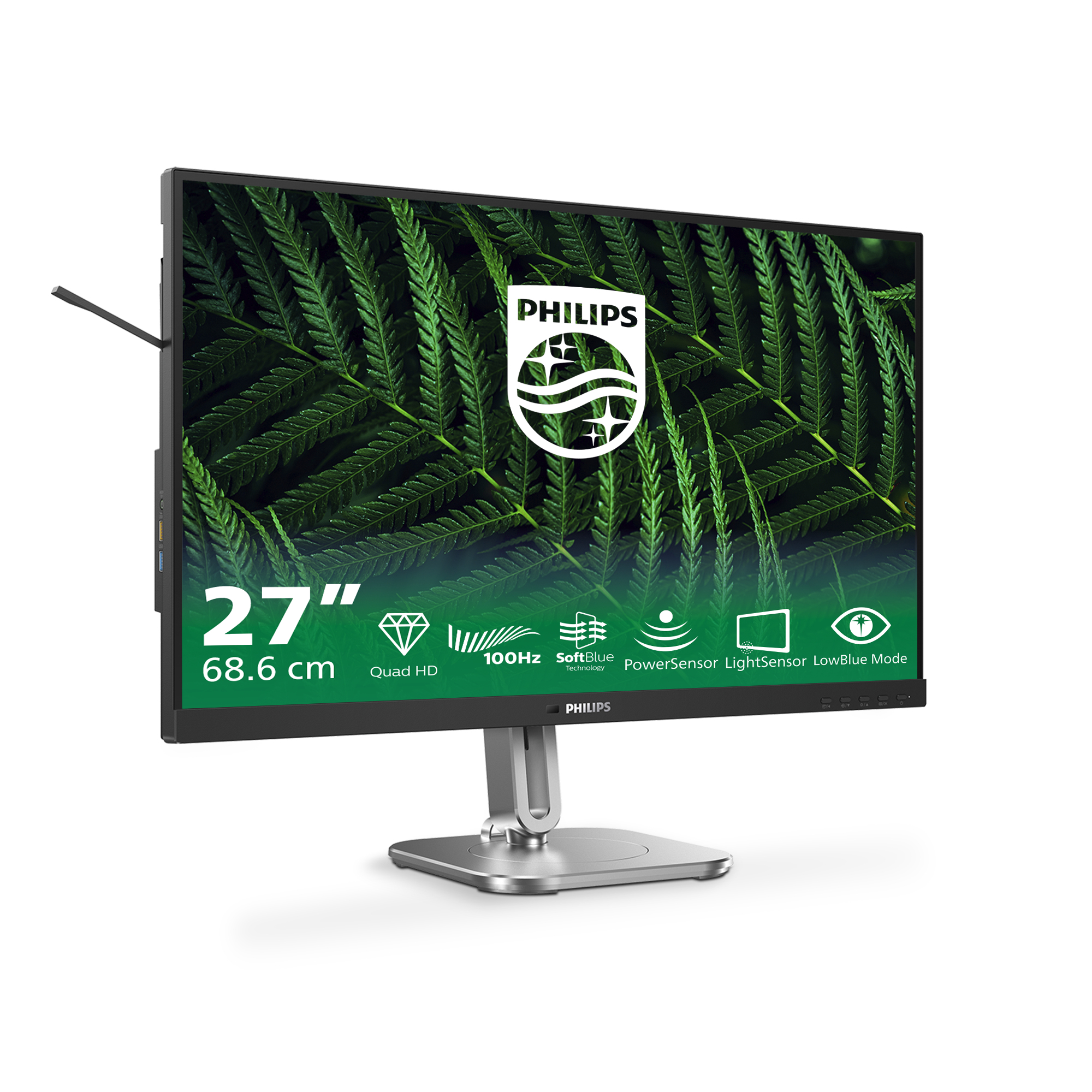Philips 5000 series 27B2G5500/00 computer monitor 68.6 cm (27) 2560 x 1440 pixels Quad HD LCD Anthracite