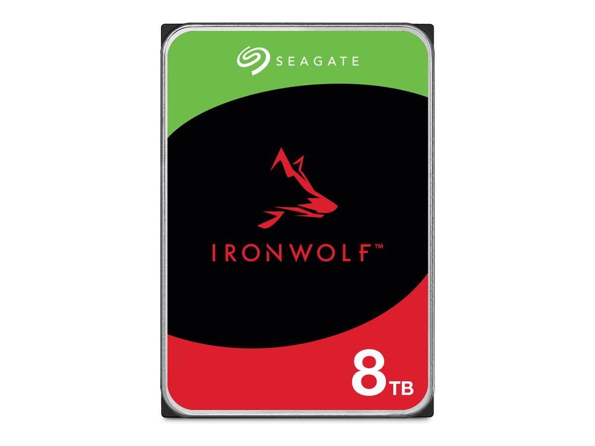 Seagate IronWolf ST8000VN004 disco rigido interno 8 TB 7200 Giri/min 256 MB 3.5 Serial ATA III