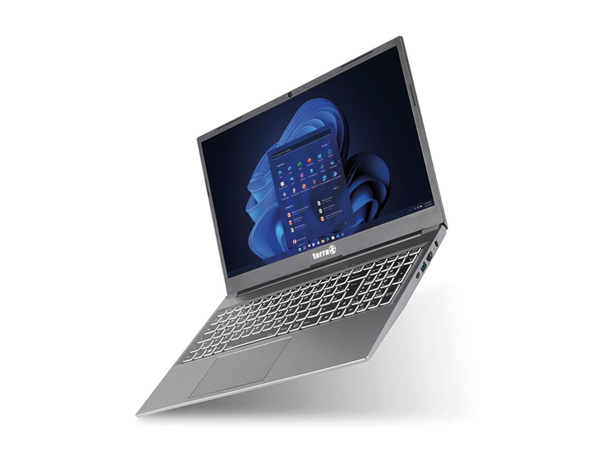 TERRA 1517R Intel� Core i3 i3-1315U Port�til 39,6 cm (15.6) Full HD 8 GB DDR4-SDRAM 500 GB SSD Wi-Fi 6 (802.11ax) Windows 11 Pro Gris Alem�n