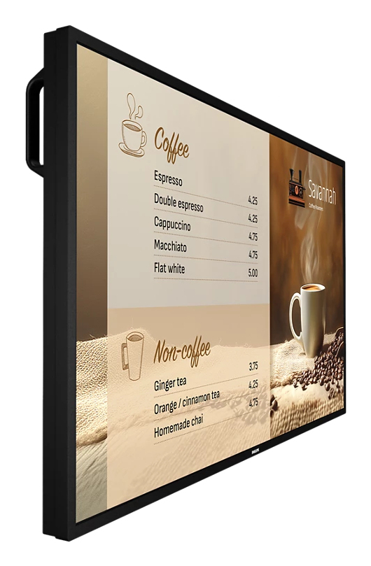 Philips 6000 series 43BDL6017P Pantalla plana para se�alizaci�n digital 108 cm (42.5) LCD 800 cd / m� 4K Ultra HD Negro Procesador incorporado Android 14 24/7