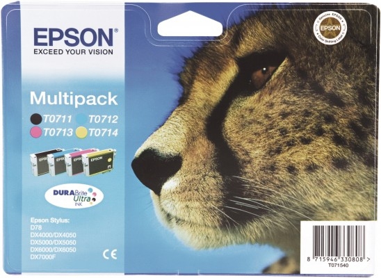 Epson Multipack 4-colours T0715 DURABrite Ultra Ink