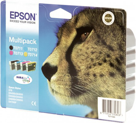 Epson Multipack 4-colours T0715 DURABrite Ultra Ink