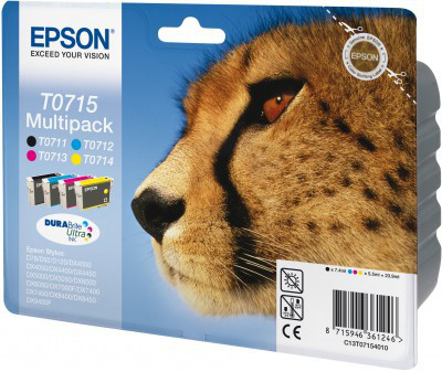 Epson Multipack 4-colours T0715 DURABrite Ultra Ink