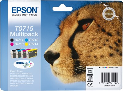 Epson Multipack 4-colours T0715 DURABrite Ultra Ink