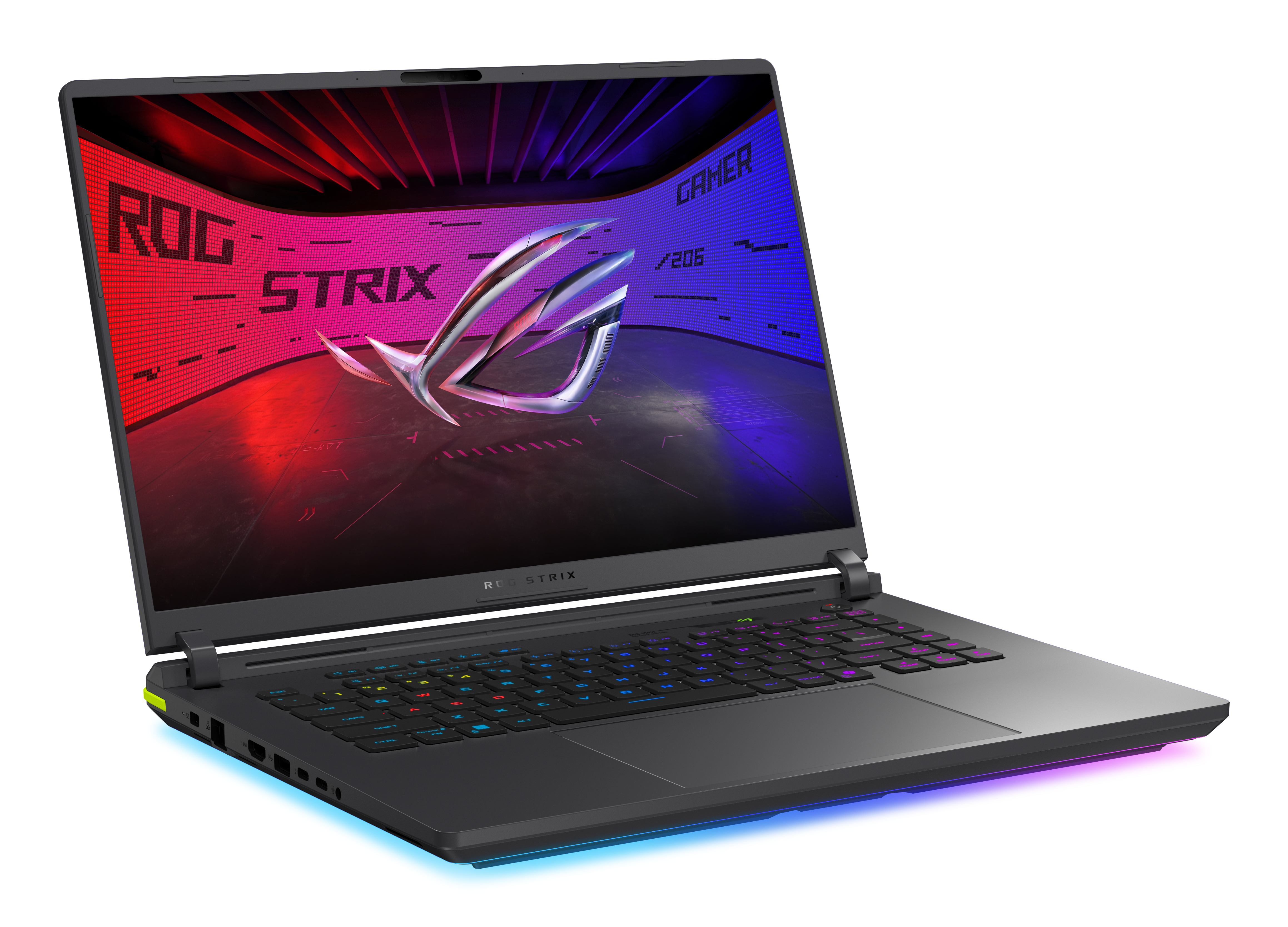 ASUS ROG Strix G16 G615LW-S5006W Intel Core Ultra 9 275HX Ordinateur portable 40,6 cm (16) WQXGA 32 Go DDR5-SDRAM 2 To SSD NVIDIA GeForce RTX 5080 Wi-Fi 7 (802.11be) Windows 11 Home Allemand Vert, Gris