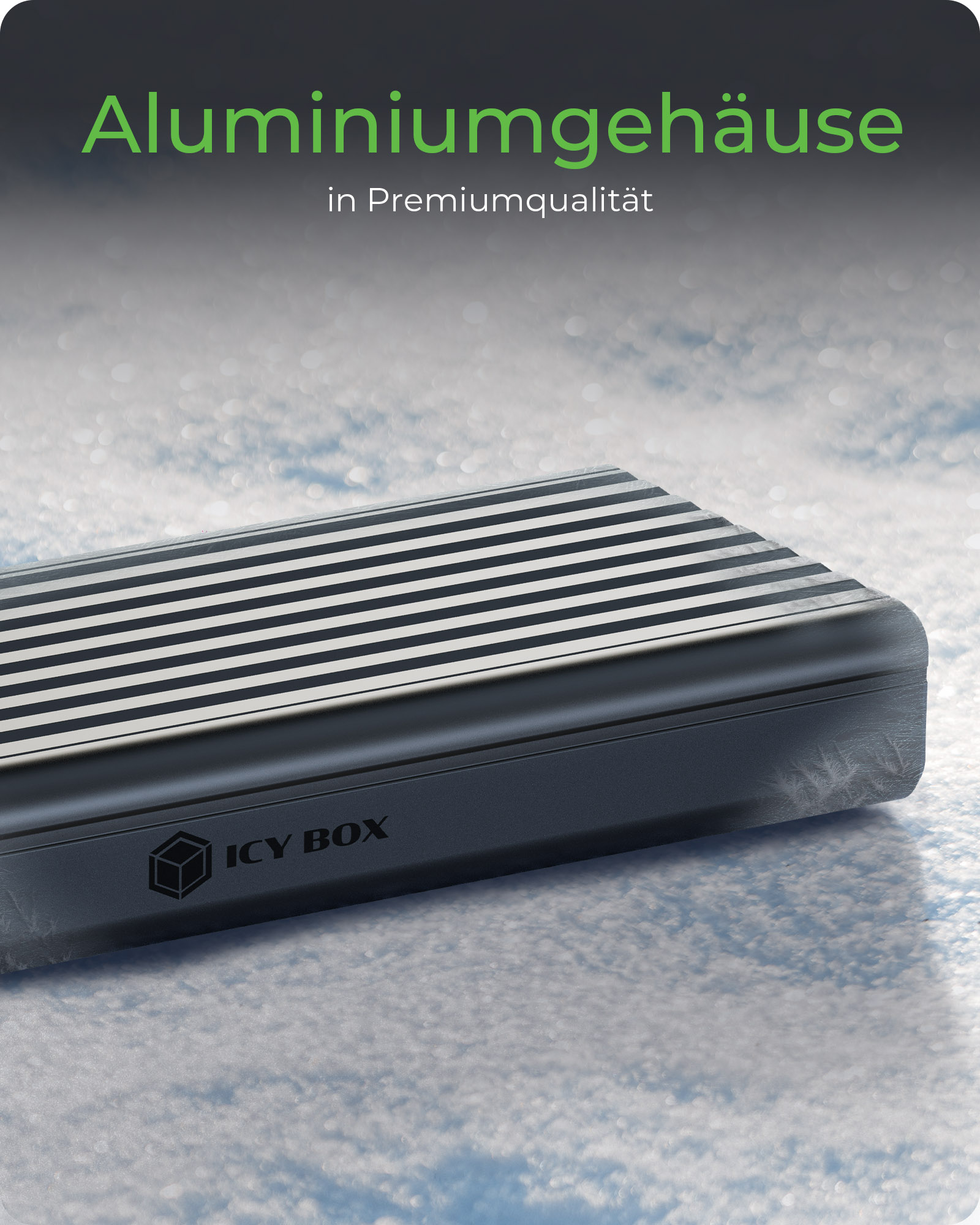 ICY BOX IB-1917M-C32a SSD enclosure Black M.2