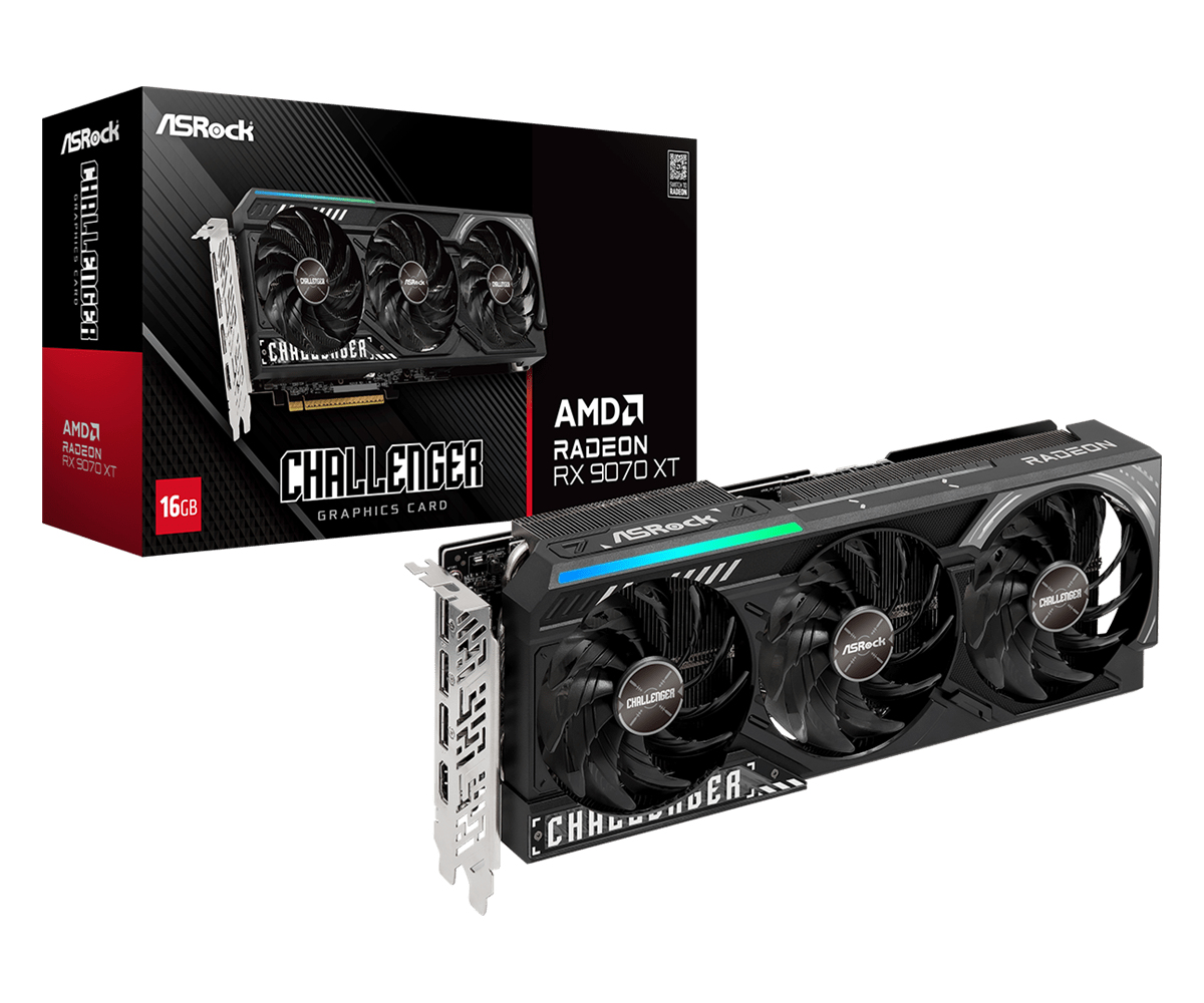 ASRock Challenger - Grafikkarte - Radeon RX 9070