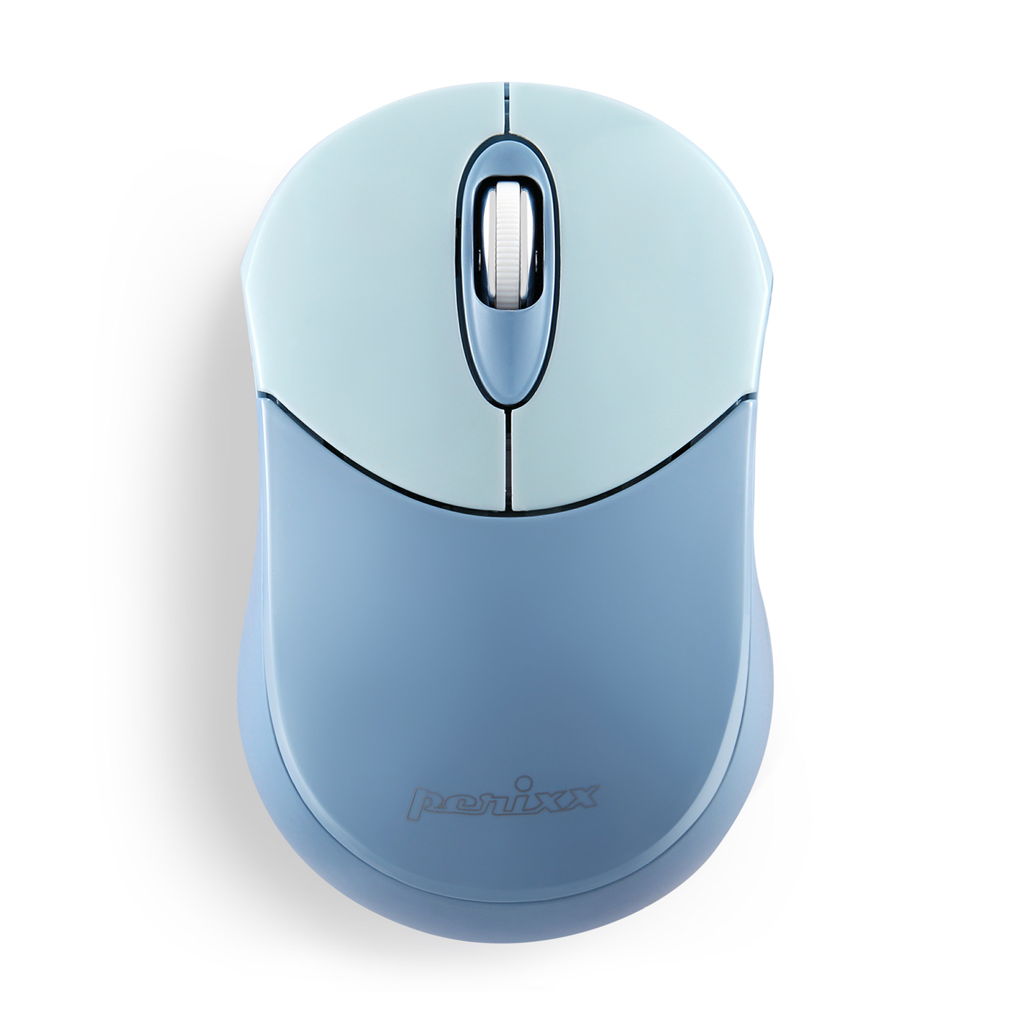 Perixx PERIMICE-802BL Bluetooth-Maus f�r PC und Tablet schnurlos blau - Maus - Maus - 1.000 dpi