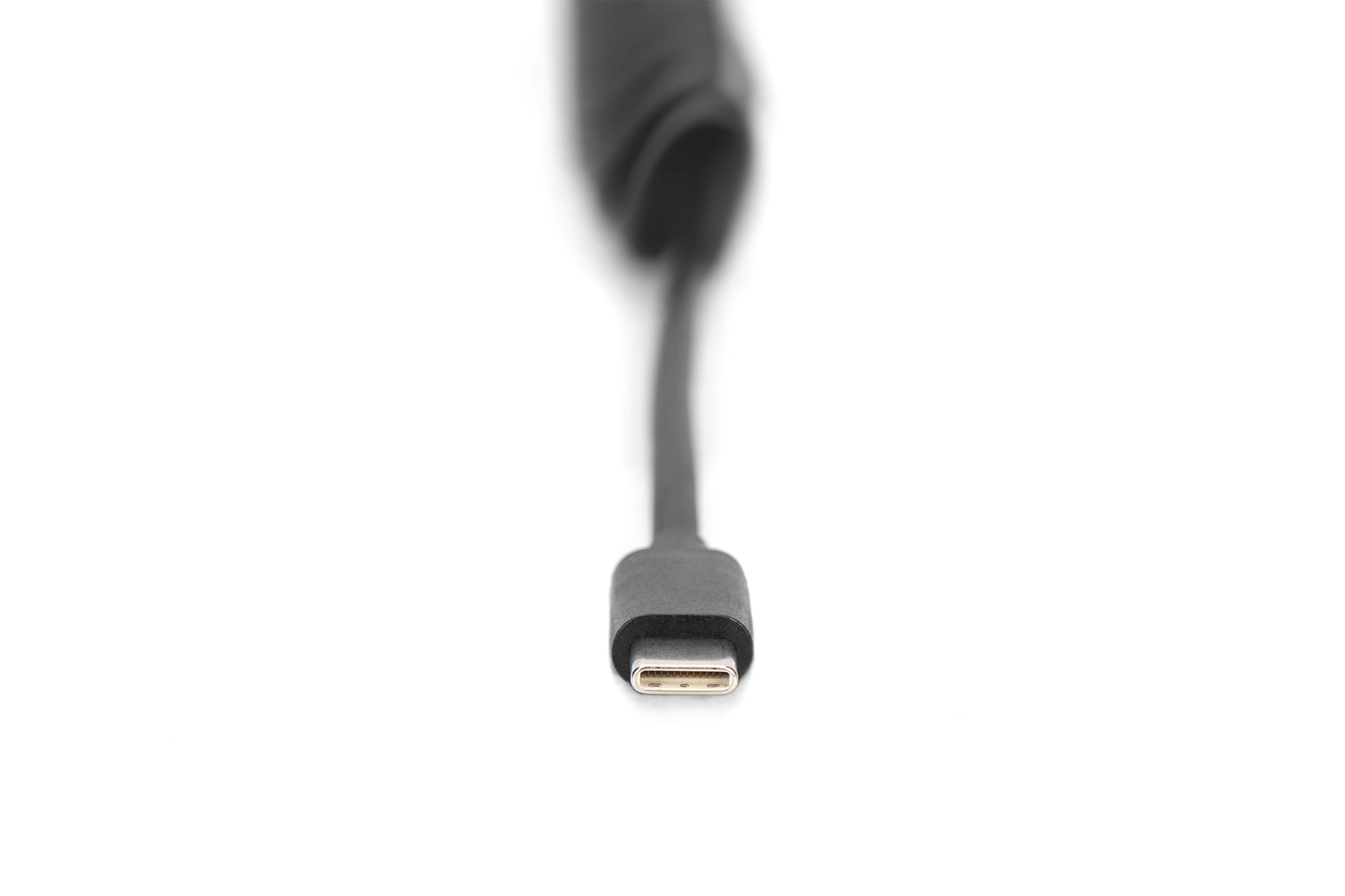 Câble spiralé USB 2.0, USB-A - Lightning, 1 m sur