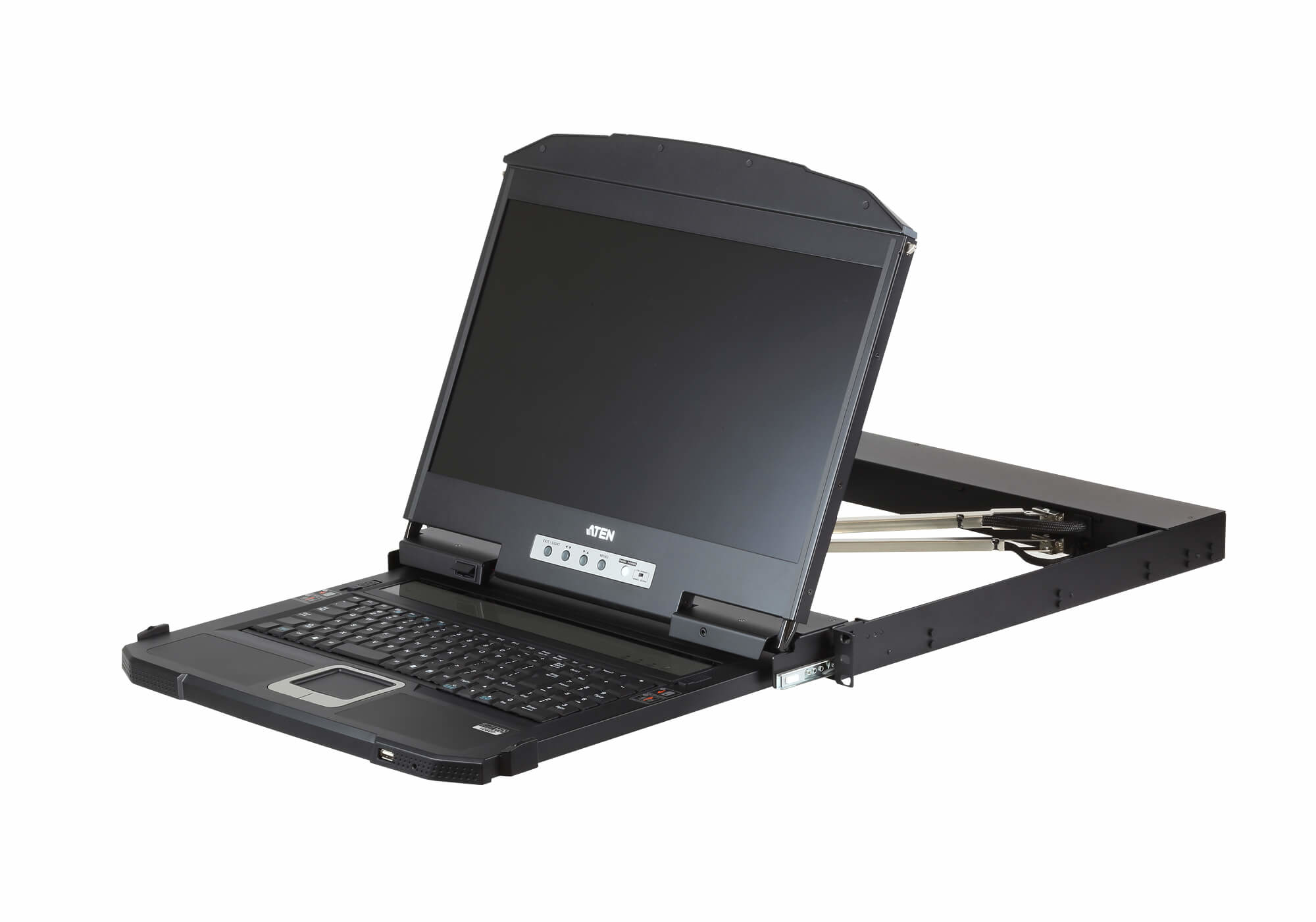 ATEN CL3800NW support dordinateurs 47 cm (18.5) 1920 x 1080 pixels M�tal, Plastique Noir