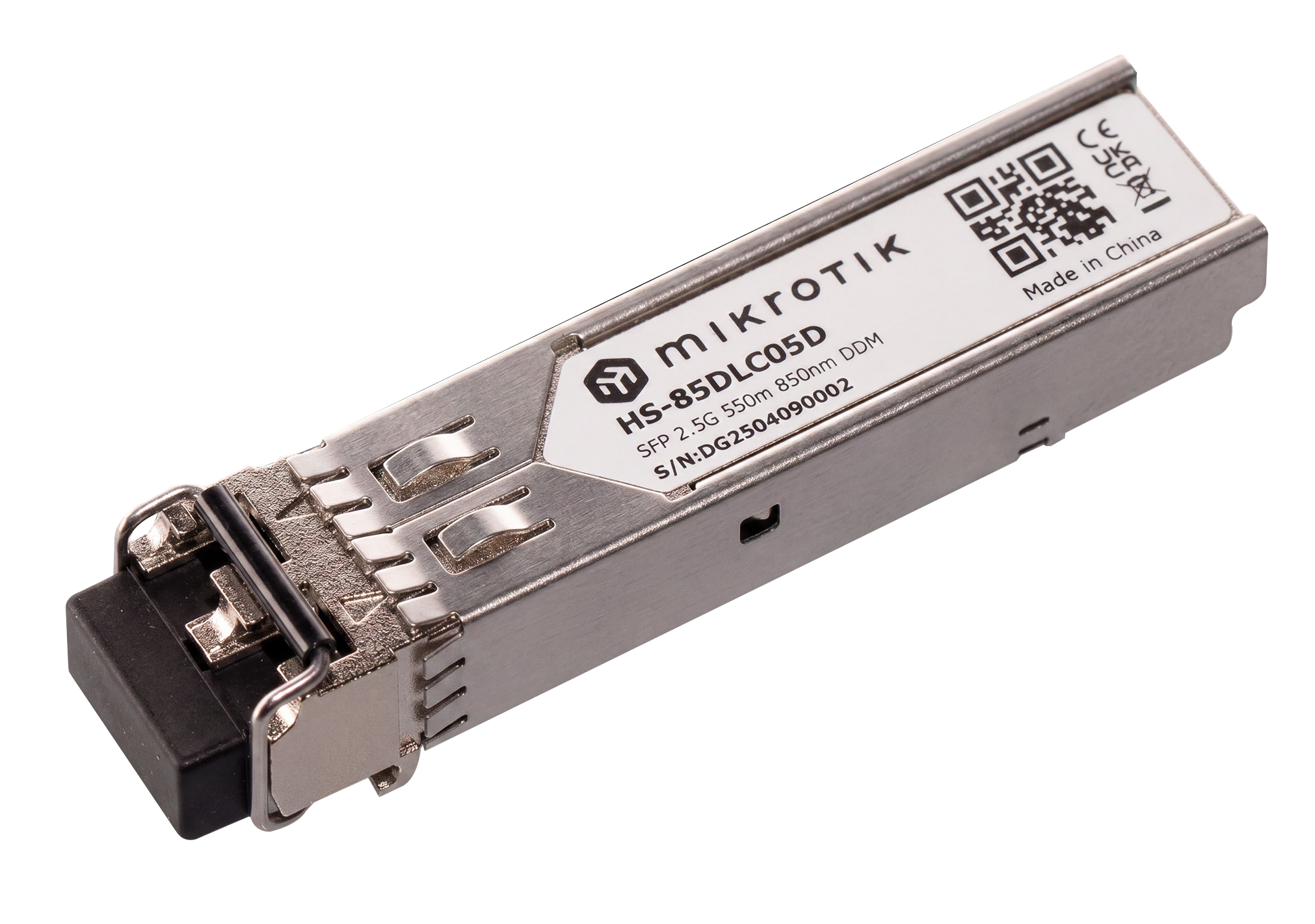 MikroTik Zubeh�r SFP module 1.25G/2.5G MM 550m 850nm DDM HS-85DLC05D - Switch - Glasfaser (LWL)