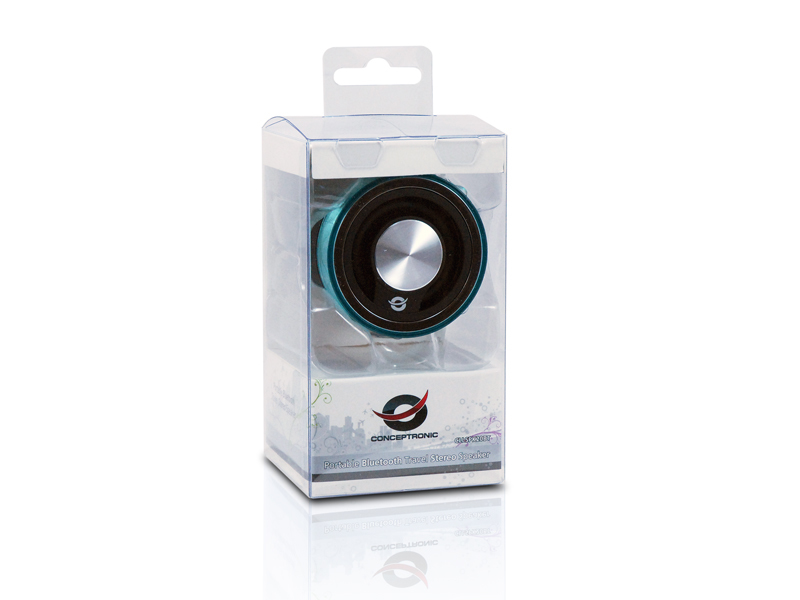 Conceptronic Bluetooth 3.0 Travel Stereo Speaker schwarz - Lautsprecher - 3 W