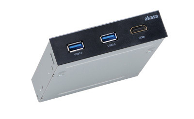 Akasa AK-ICR-30 - 8.89 cm 3.5 Zoll - Carrier Panel - Schwarz - 5 Gbit/s