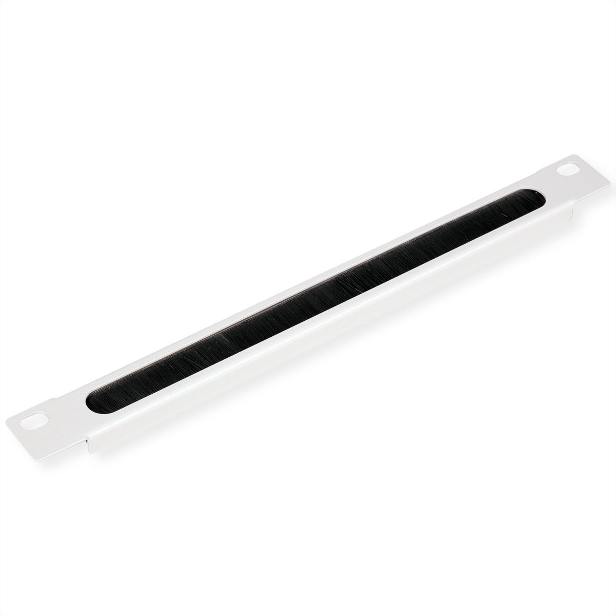 ROLINE Kabeleingangsplatte f�r Rack - mit B�rstenstreifen - RAL 7035, Hellgrau - 0.5U - 25.4 cm (10)