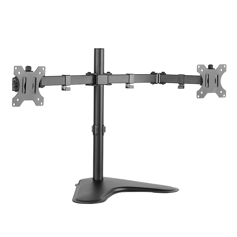 LogiLink BP0045 monitor mount / stand 81.3 cm (32) Black, Stainless steel Desk