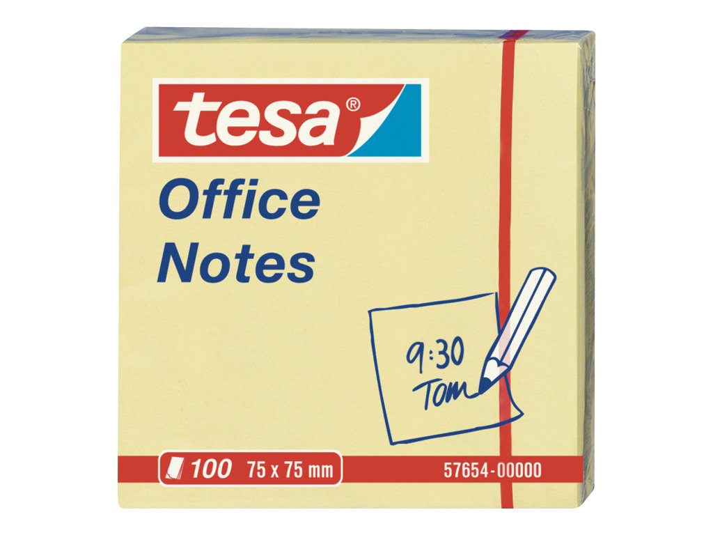 TESA 57654-00000-07 pouch autoadesiva Quadrato Avorio 100 fogli Autoadesivo